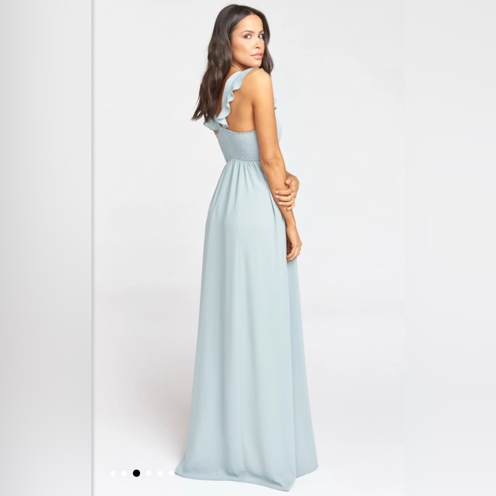 Show Me Your Mumu Small Silver Sage June Maxi, Prom, Bridesmaid, Maternity New - Picture 2 of 16